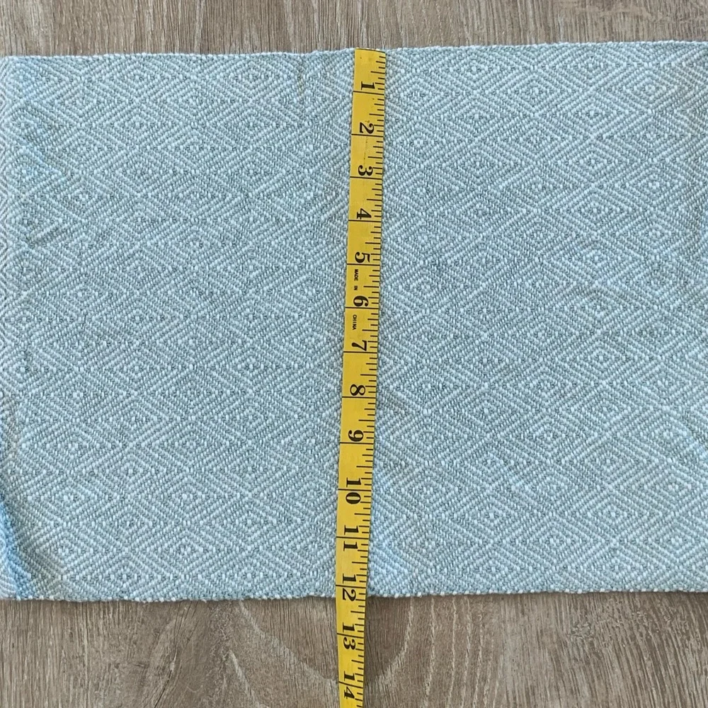 Blue and White Cloth Placemat set of six 6